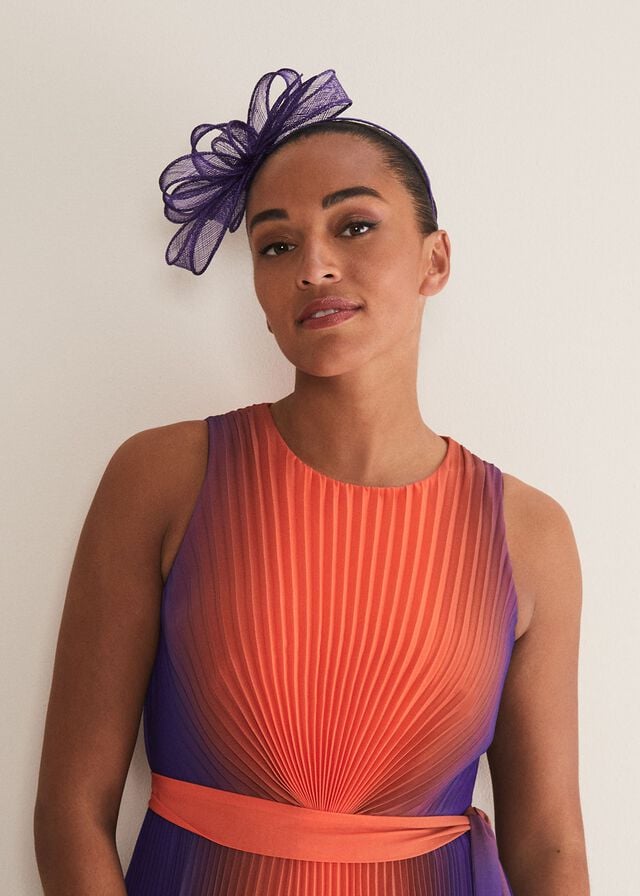 Purple Phase Eight Purple Bow Hats | 9068LZIRJ