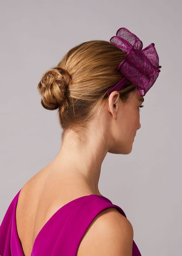 Purple Phase Eight Zalinda Bow Hats | 3128BRWKV