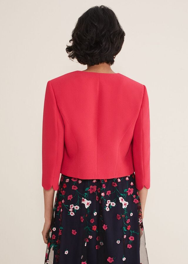 Red Phase Eight Cara Textured Jackets | 5012TSMAX