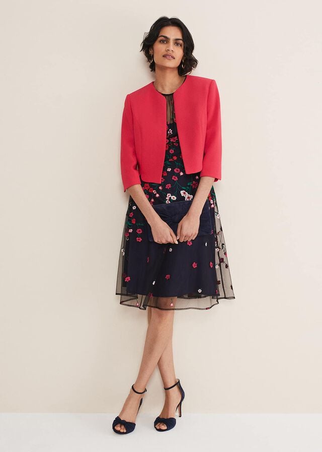 Red Phase Eight Cara Textured Jackets | 5012TSMAX