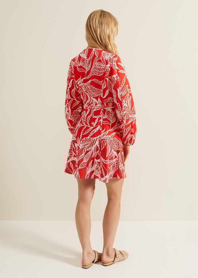 Red Phase Eight Charlotte Red Wrap Dress | 0621OSUWH