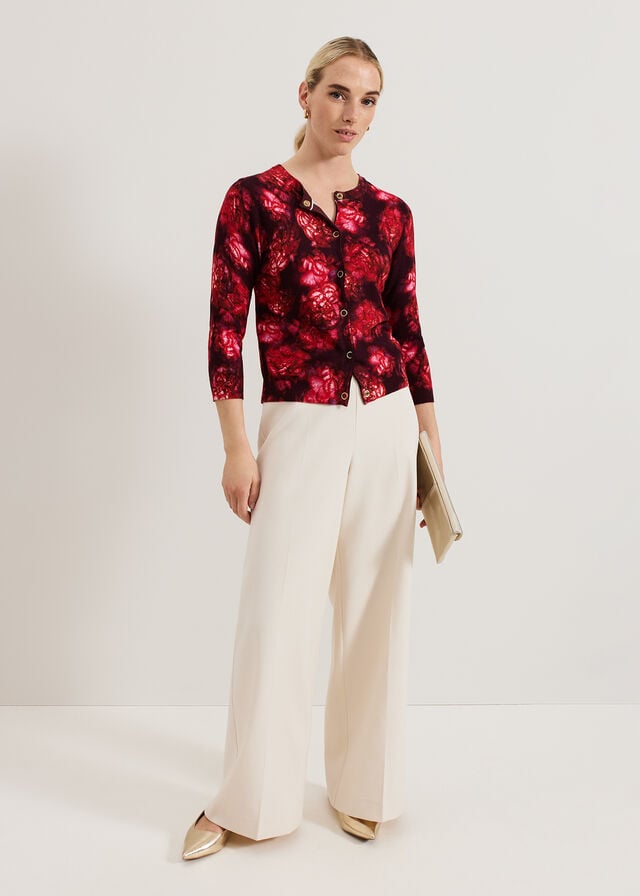 Red Phase Eight Dani Rose Knitwear | 3486ORPND