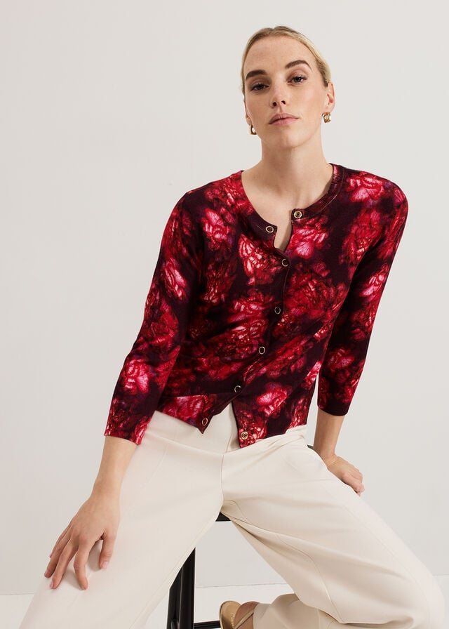 Red Phase Eight Dani Rose Knitwear | 3486ORPND