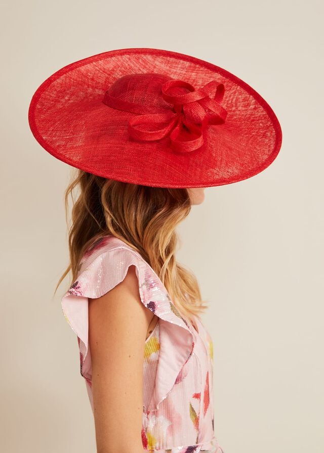 Red Phase Eight Loop Detail Statement Disc Hats | 3690PGUZC