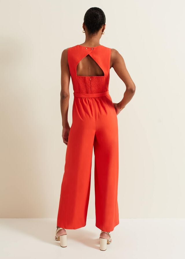 Red Phase Eight Marta Red Jumpsuit | 6124BNQLR