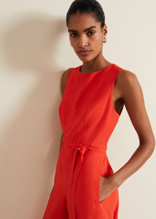 Red Phase Eight Marta Red Jumpsuit | 6124BNQLR