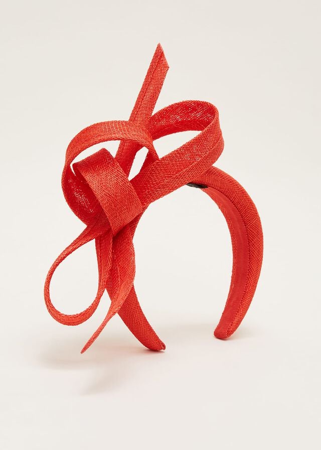 Red Phase Eight Orange Bow Hats | 6873ZHTPE
