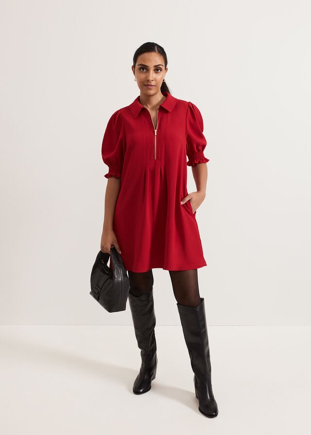 Red Phase Eight Petite Candice Dress | 3685QGHIU