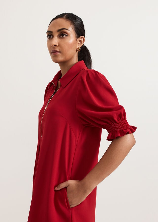 Red Phase Eight Petite Candice Dress | 3685QGHIU