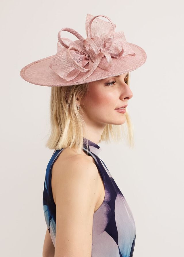 Rose Phase Eight Antique Rose Bow Disc Fascinator Hats | 5726GYZAL