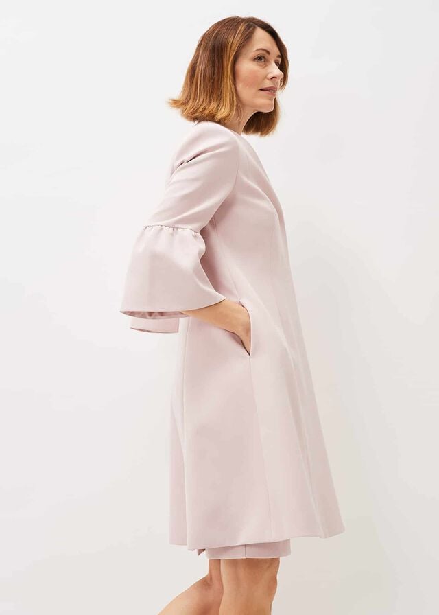 Rose Phase Eight Cheryl Frill Cuff Occasion Jackets | 9507VNHQU