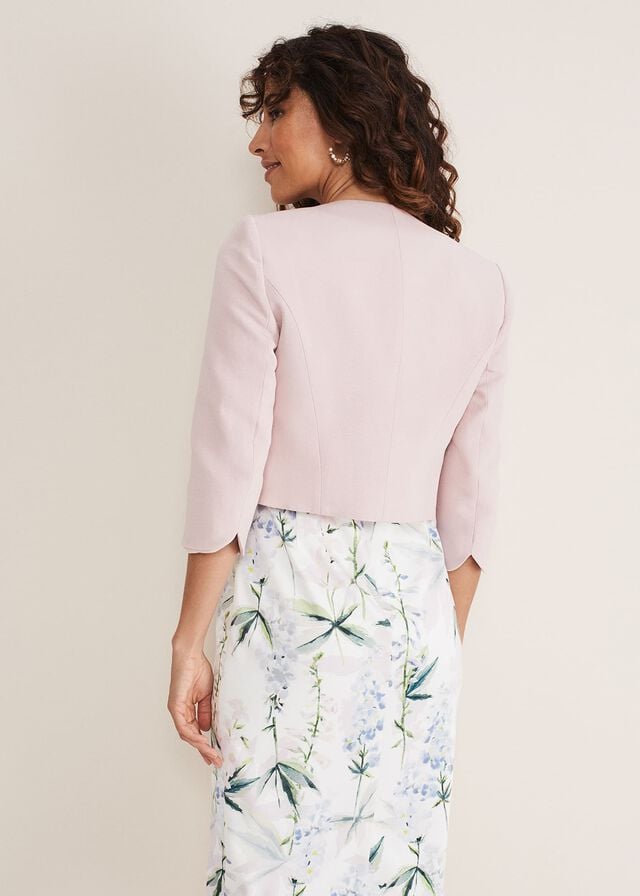 Rose Phase Eight Maria Textured Jackets | 2184PGHOR