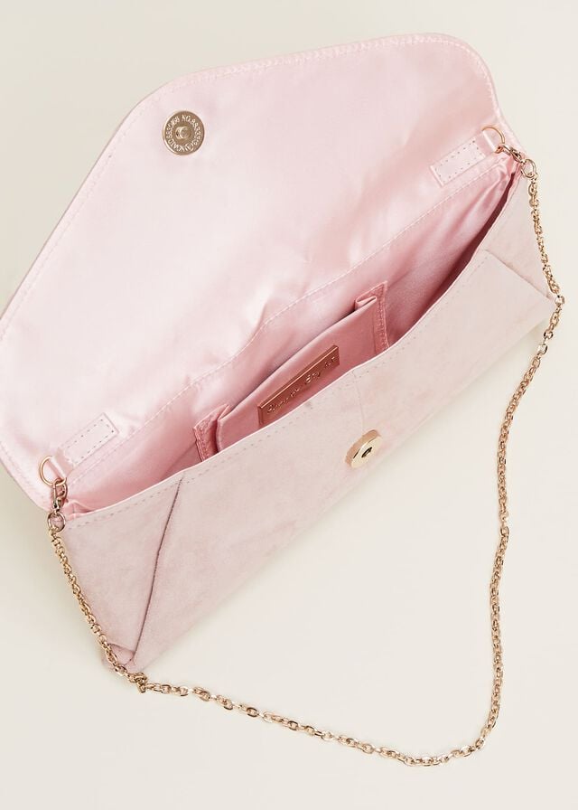 Rose Phase Eight Wendie Suede Bags | 4985HCMOS