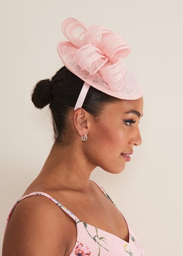 Rose / Pink Phase Eight Pink Bow Fascinator Hats | 5824VAZUE