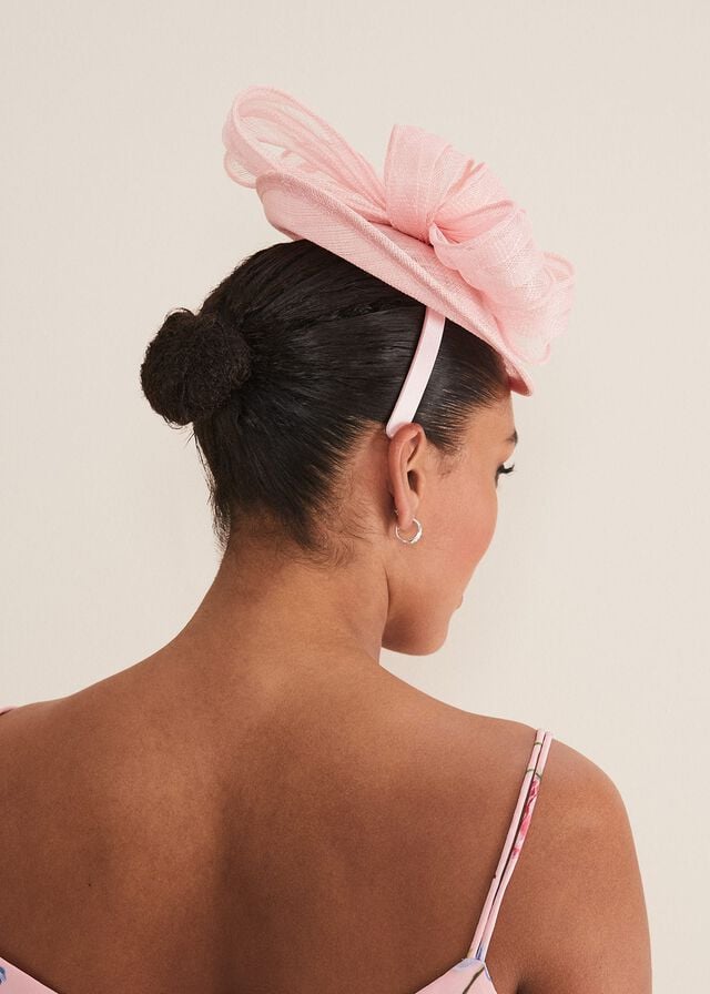 Rose / Pink Phase Eight Pink Bow Fascinator Hats | 5824VAZUE