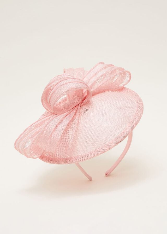 Rose / Pink Phase Eight Pink Bow Fascinator Hats | 5824VAZUE