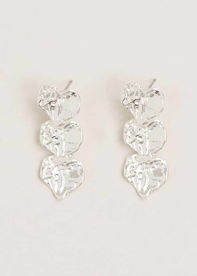 Silver Phase Eight Silver Triple Heart Jewellery | 5701QNFRJ