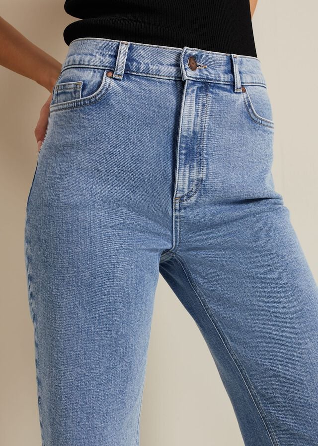 Wash Phase Eight Lexi Mid Wash Crop Straight Trousers | 6958NJDCM