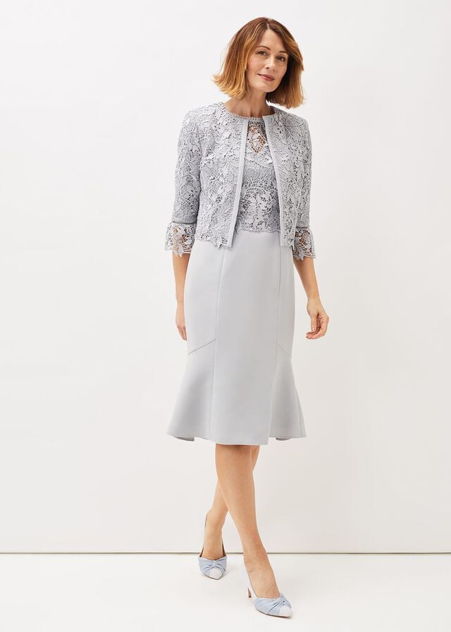 White Phase Eight Alisha Lace Jackets | 9618NZJFH