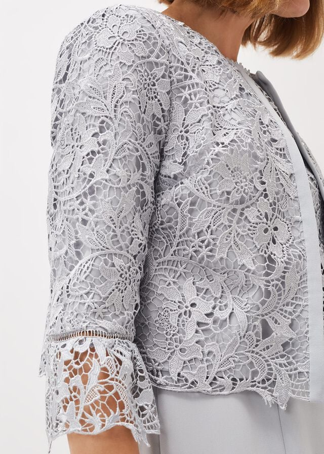 White Phase Eight Alisha Lace Jackets | 9618NZJFH