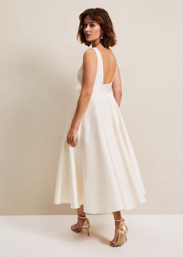 White Phase Eight Ariel Fit And Flare Wedding Dress | 8625QRIST