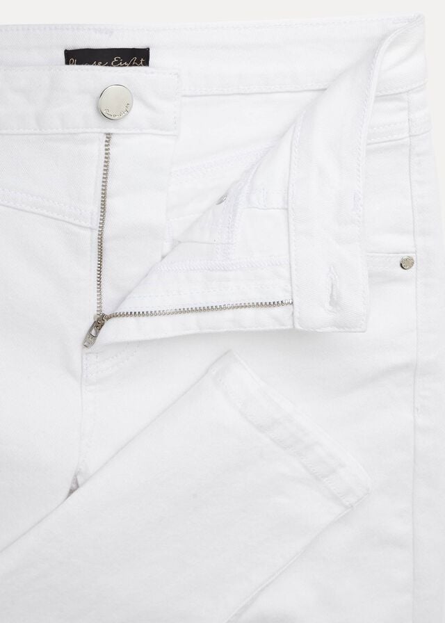 White Phase Eight Haileestitch Skinny Long Jeans | 3927NHVPA