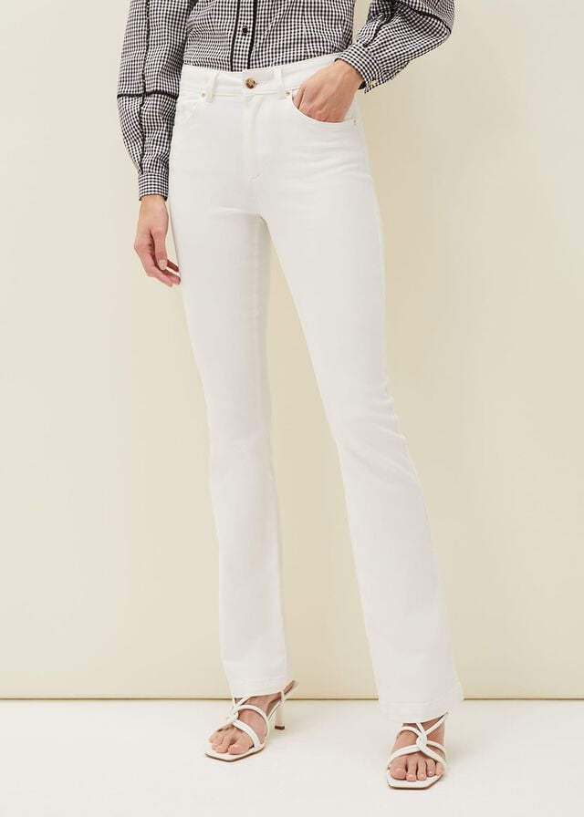 White Phase Eight Mea Trousers | 7310EHTRC