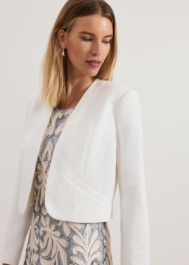White Phase Eight Olivia Jackets | 8412FRMDG