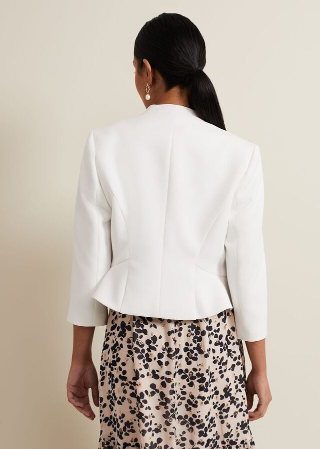White Phase Eight Petite Daisy Jackets | 8469EXSNC