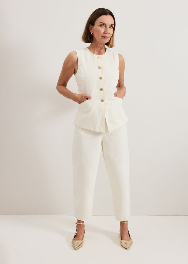 White Phase Eight Sophia Shirts | 5930RFTWO