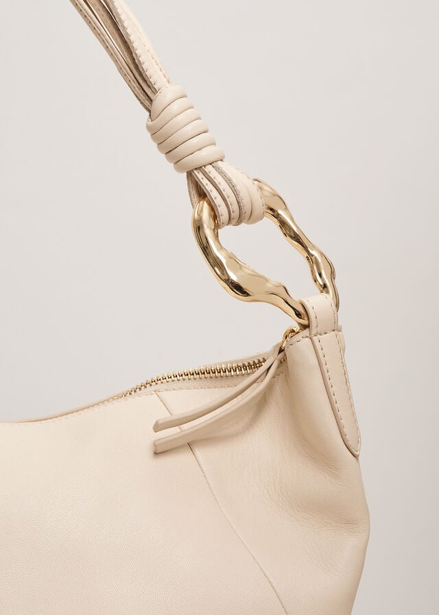 White Phase Eight Twisted Handle Bags | 8937HSCKZ