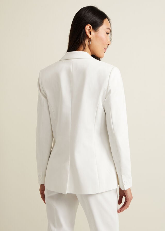 White Phase Eight Ulrica Petite Jackets | 4817WRAQX