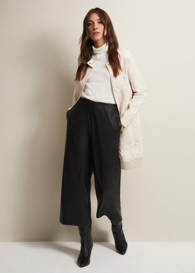 White Phase Eight Zadie Quiltedigan Coats | 3692VDAKT