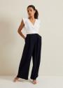 Navy / White